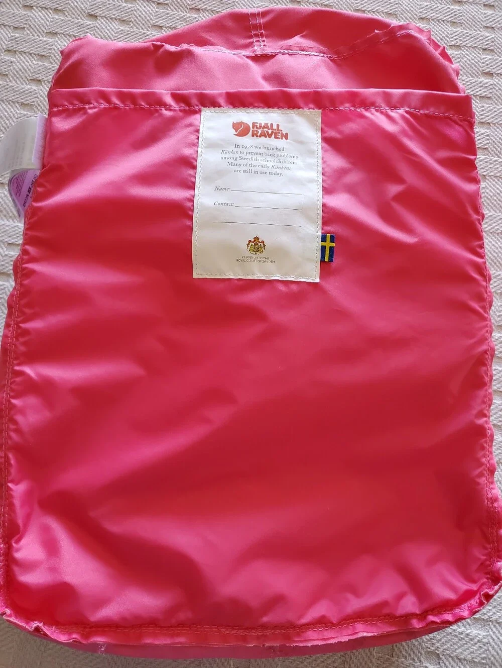 Fjallraven Kanken Backpack Flamingo Pink Everyday School Bag Outdoors